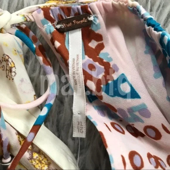 Free People Bellini Patchwork Tank in Ivory - Picture 3 of 5